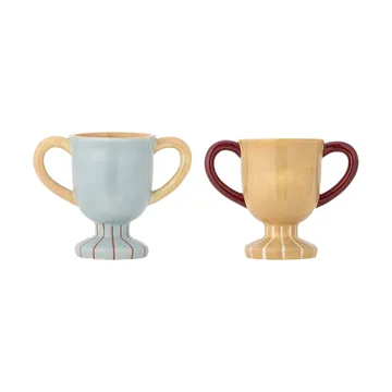 Trophy cup 2-piece - Blue - Bloomingville