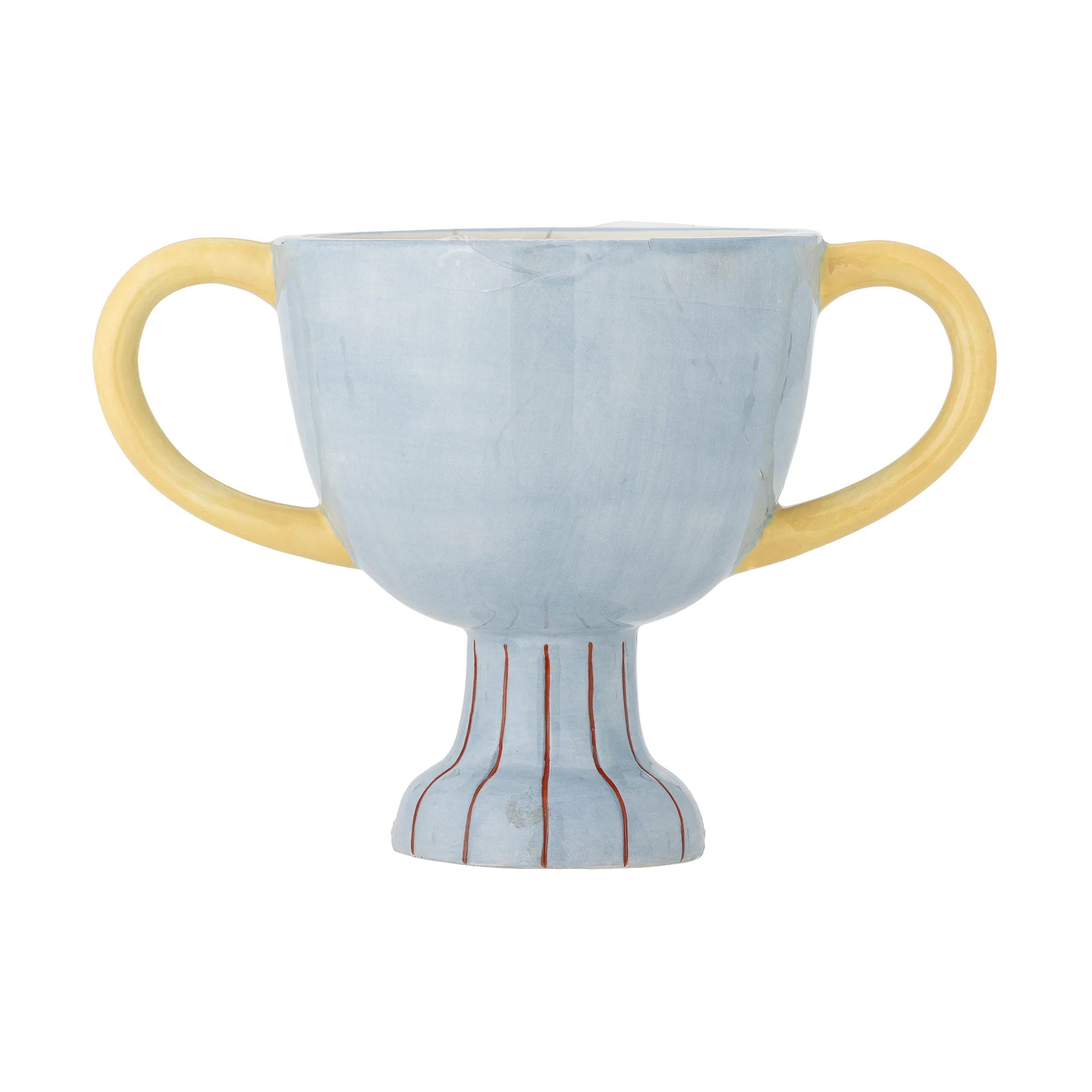 Trophy planter 23x16 cm, Blue Bloomingville
