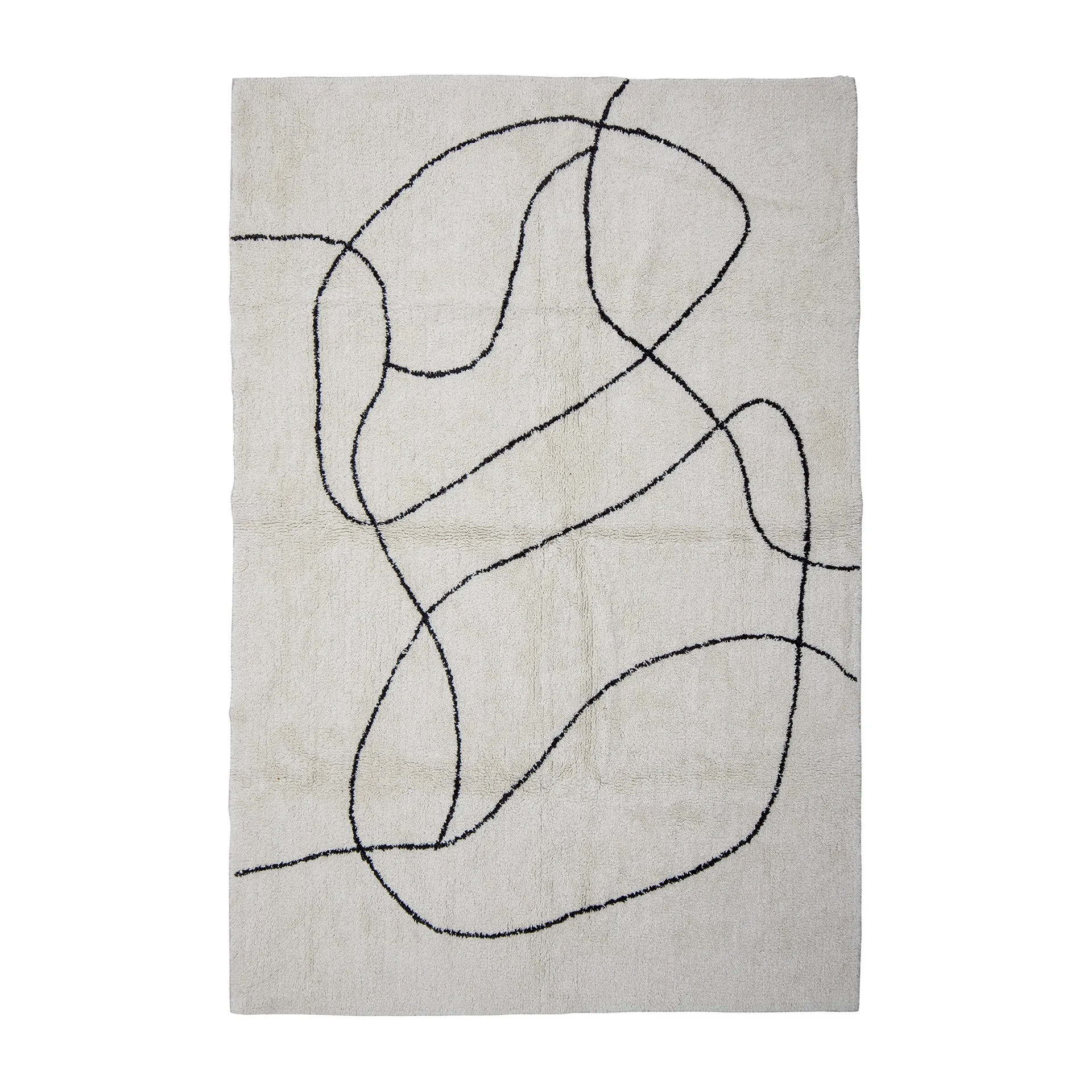 Viga rug 120x180 cm, White Bloomingville