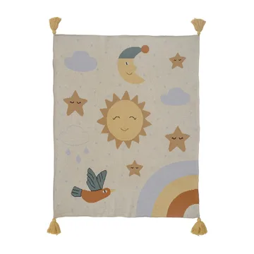 Vigge throw 80x100 cm - Yellow - Bloomingville