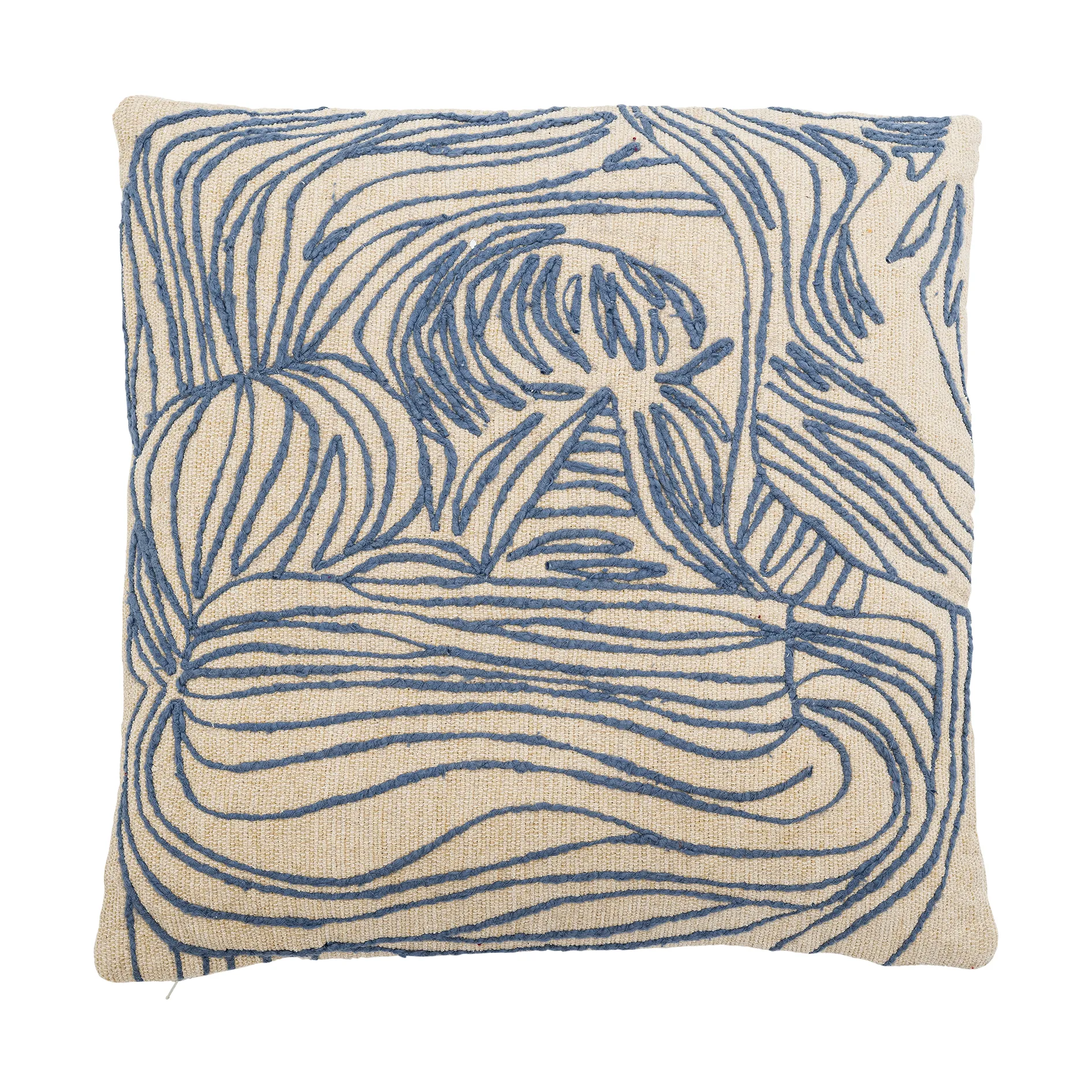 Volla cushion 50x50 cm, Blue Bloomingville