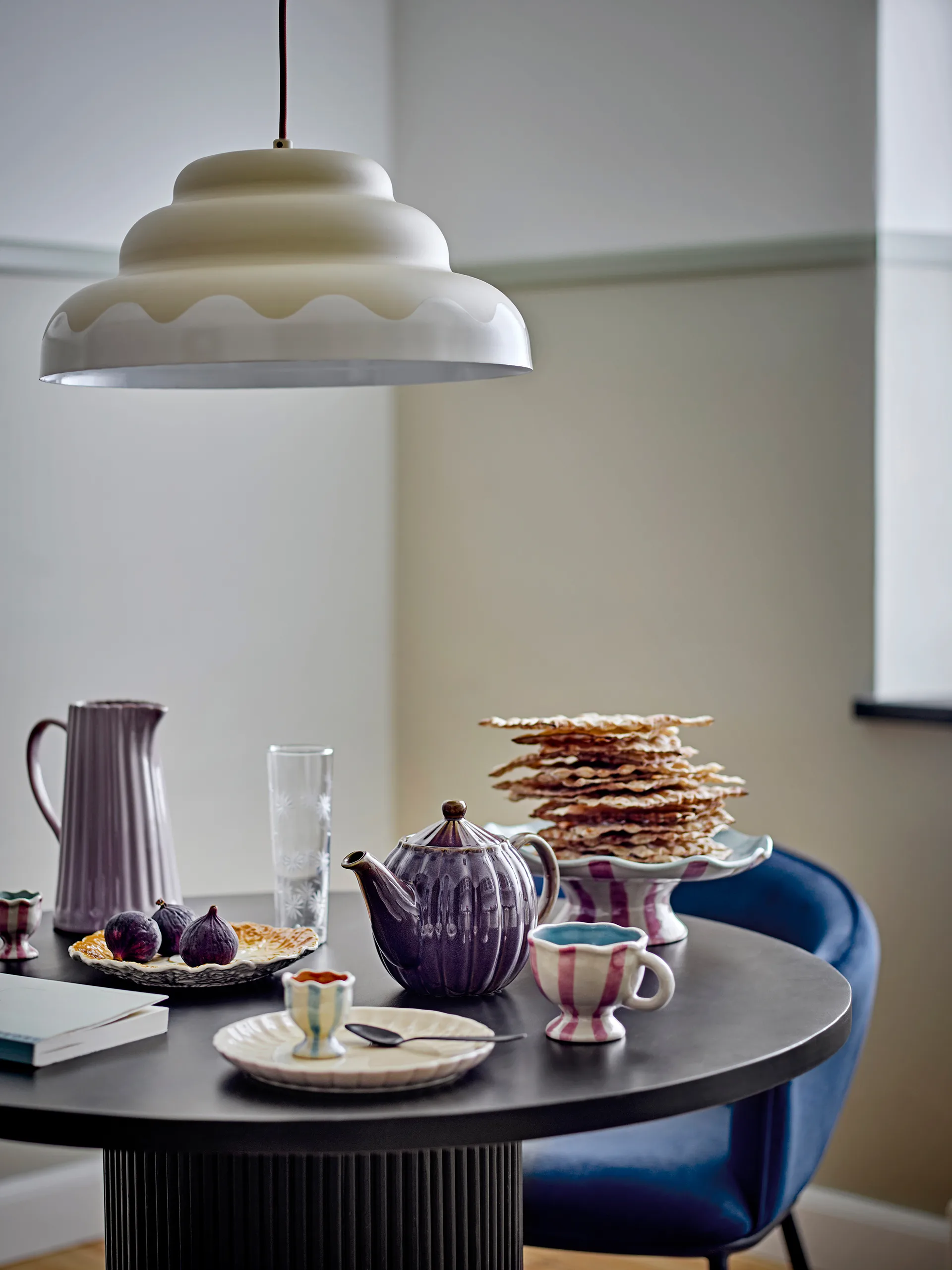 Willa cake stand Ø28 cm, Rose Bloomingville