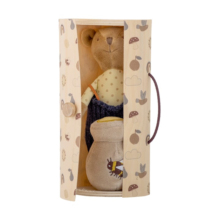 Willes plush toy 2 parts, Brown teddy Bloomingville