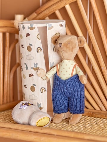 Willes plush toy 2 parts - Brown teddy - Bloomingville