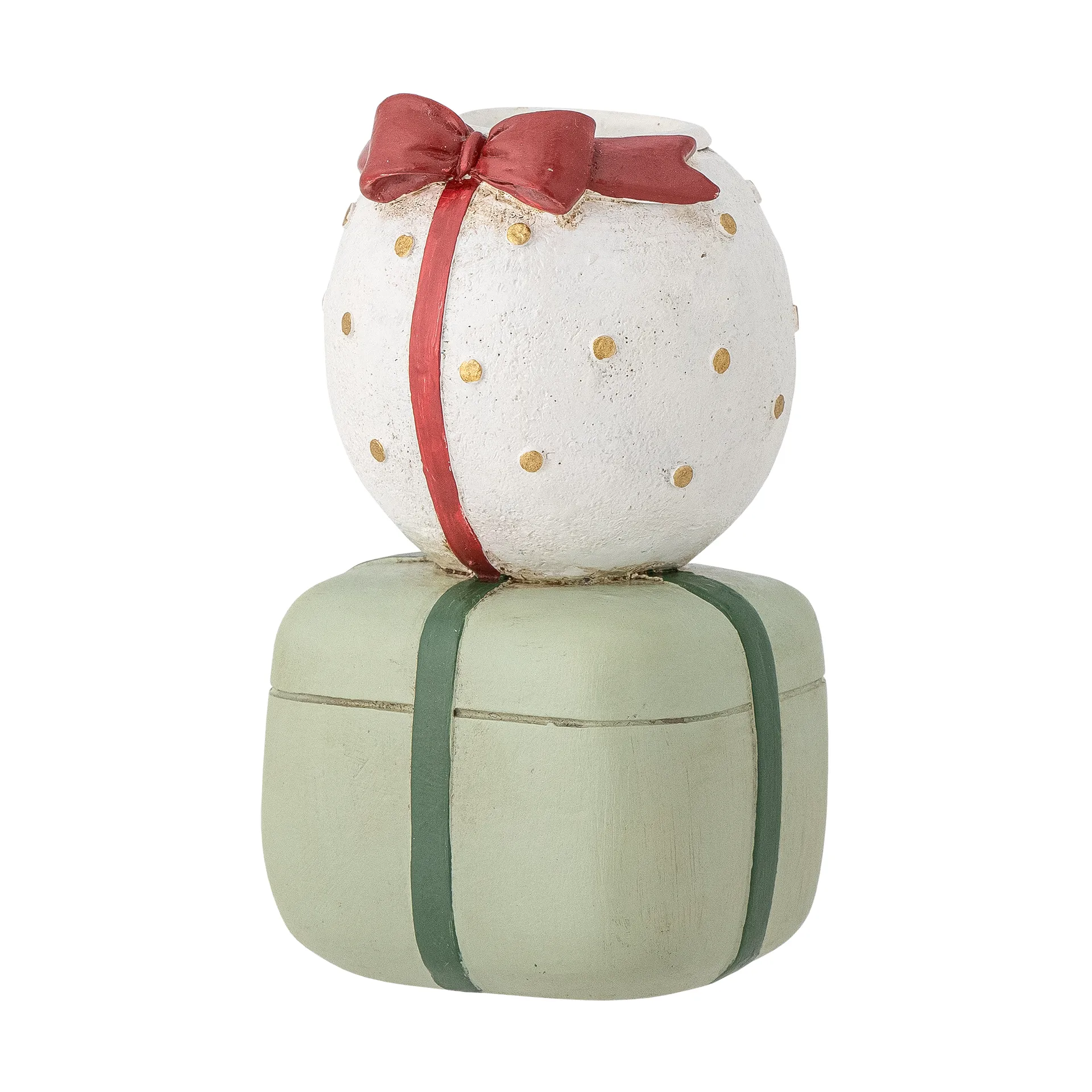 Wish candle holder, White-green Bloomingville