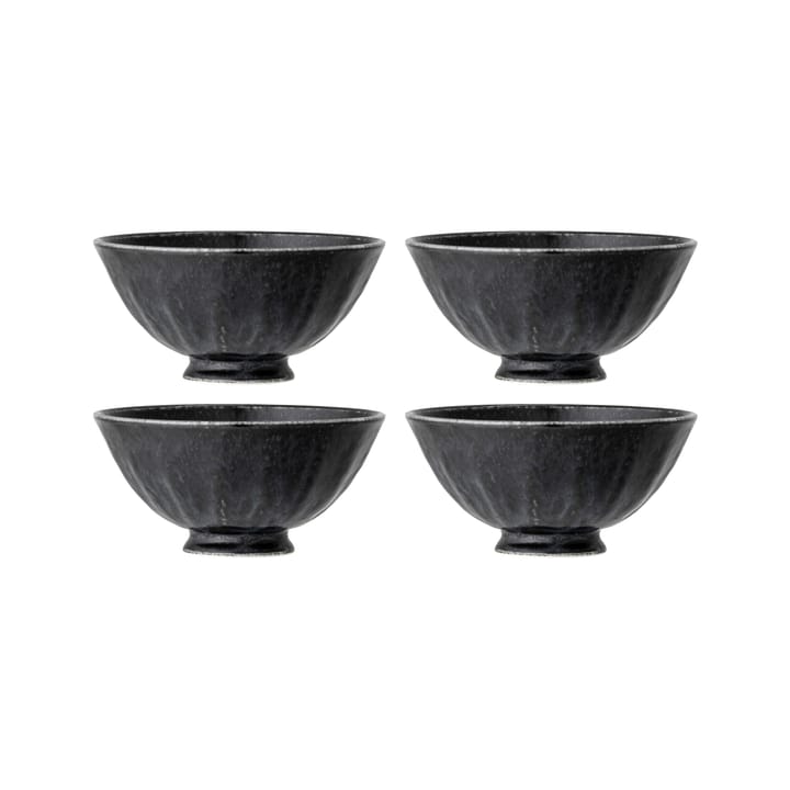 Yoko bowl 13.5 cm 4-pack - black - Bloomingville