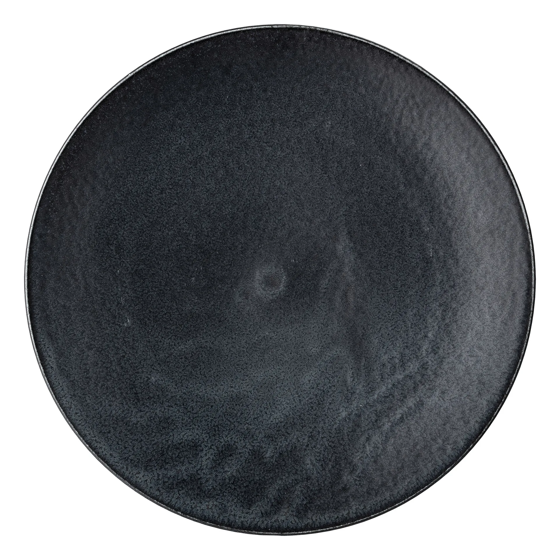 Yoko plate 27.5 cm 4-pack, black Bloomingville