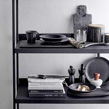 Yoko plate 27.5 cm 4-pack - black - Bloomingville