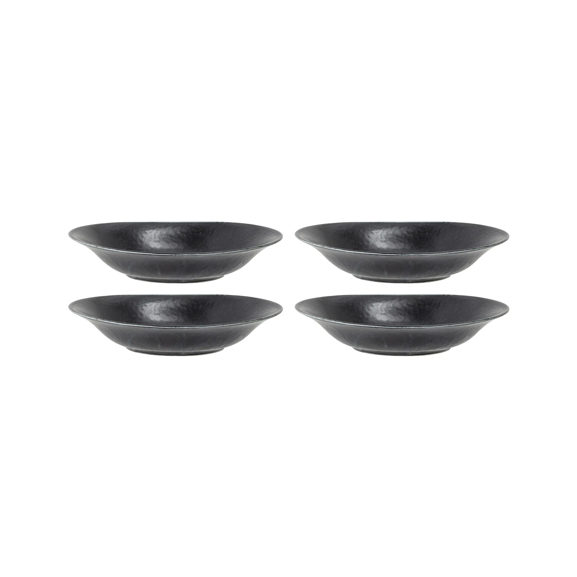 Yoko soup bowl 20.5x23 cm 4-pack, black Bloomingville