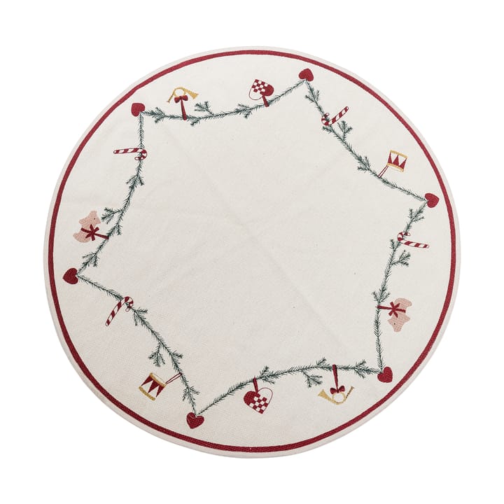 Yule Christmas tree skirt Ø110 cm - Red - Bloomingville