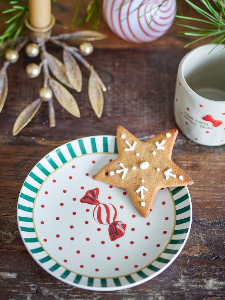 Yule plate Ø28 cm, Natural red Bloomingville