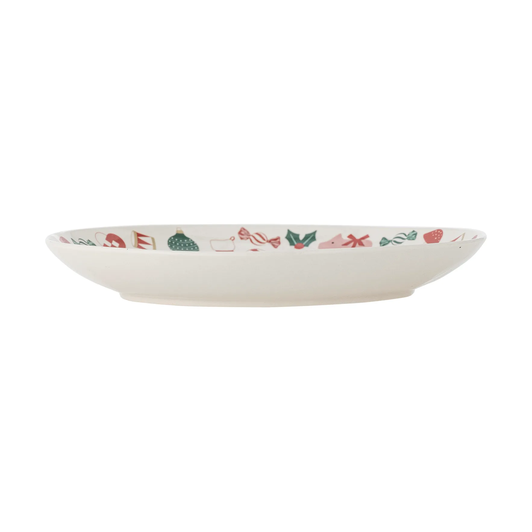 Yule serving platter Ø28 cm, Natural red Bloomingville