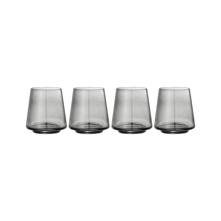 Yvette drink glass 33 cl 4-pack - grey - Bloomingville