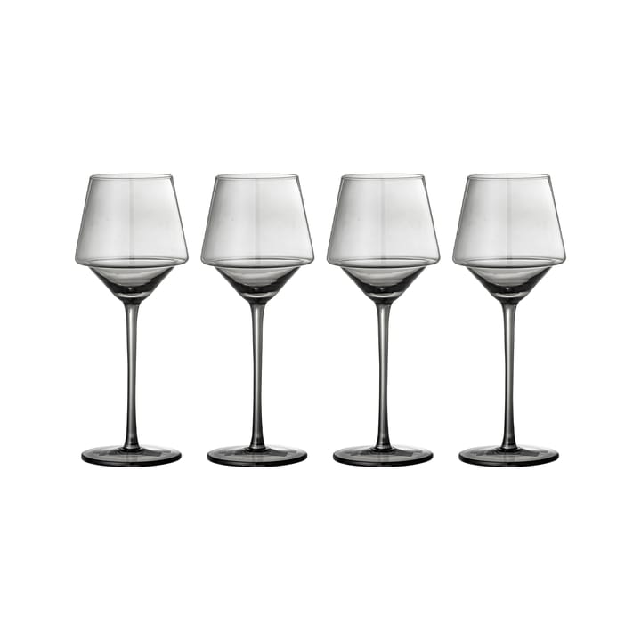Yvette wine glass 33 cl 4-pack - grey - Bloomingville