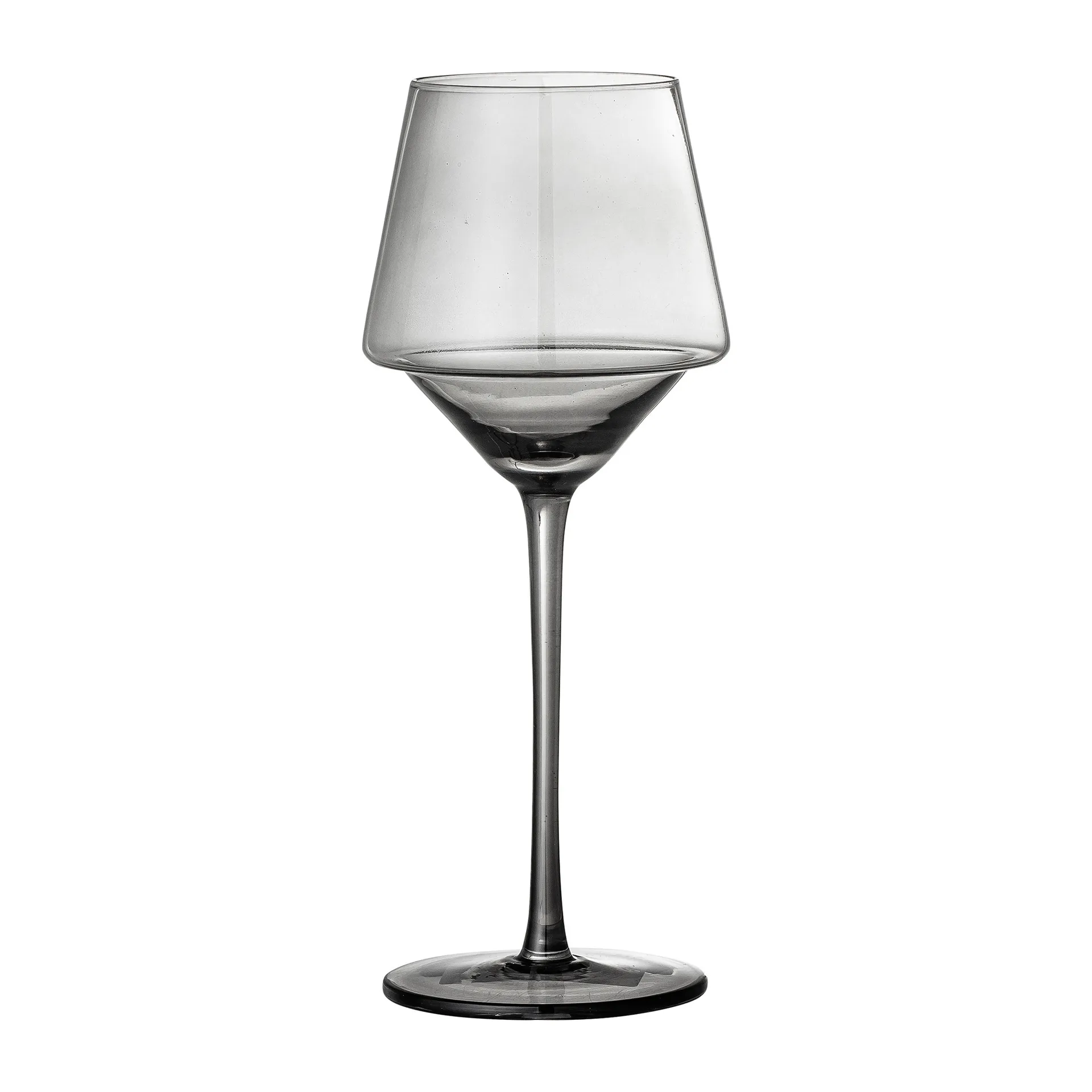 Yvette wine glass 33 cl 4-pack, grey Bloomingville