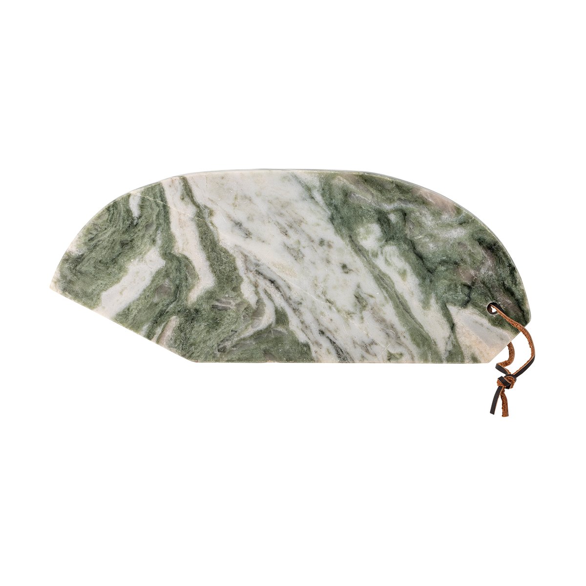 Bloomingville Ziggy cutting board 15x38 cm Green marble
