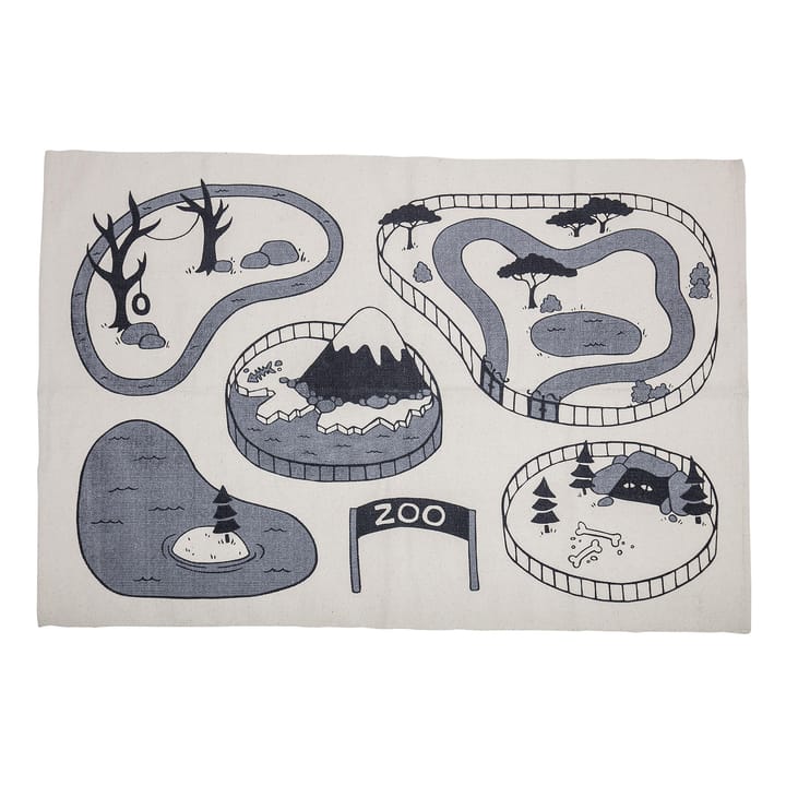 Zoo children's rug, grey Bloomingville