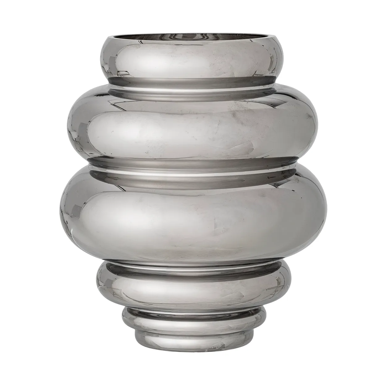 Bloomingville Zorya vase 24 cm Silver | Scandinavian Design | Vases | Silver-coloured