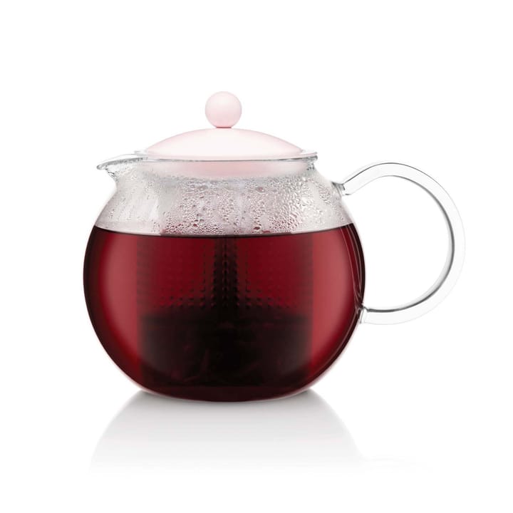Assam teapot 1 l - strawberry (pink) - Bodum