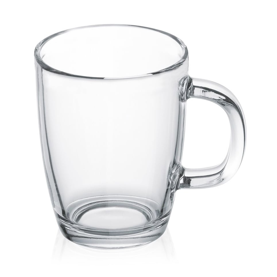 Bodum Bistro glass with handle 0.35 l | Scandinavian Design | Coffee cups | Transparent