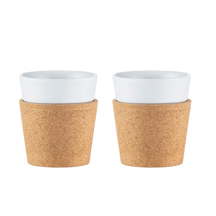 Bistro mug with cork 2-pack, 17 cl Bodum