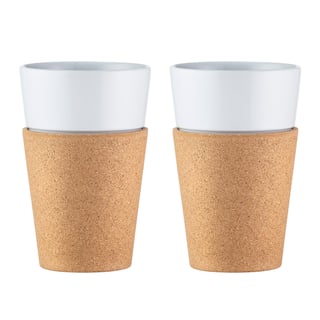 Bodum Bistro mug with cork 2-pack 60 cl