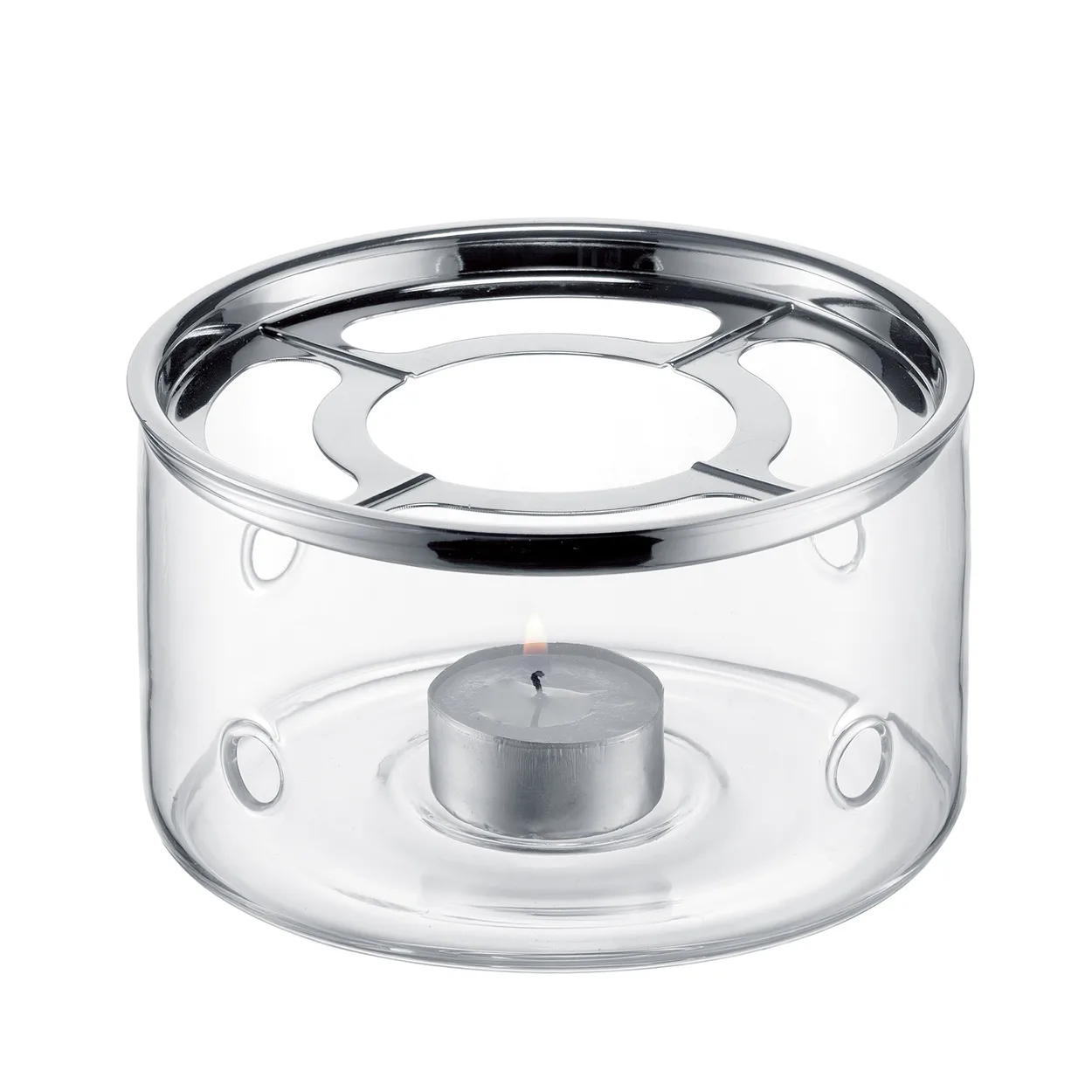 Bodum Bistro tea warmer chrome | Scandinavian Design | Teapots | Silver-coloured