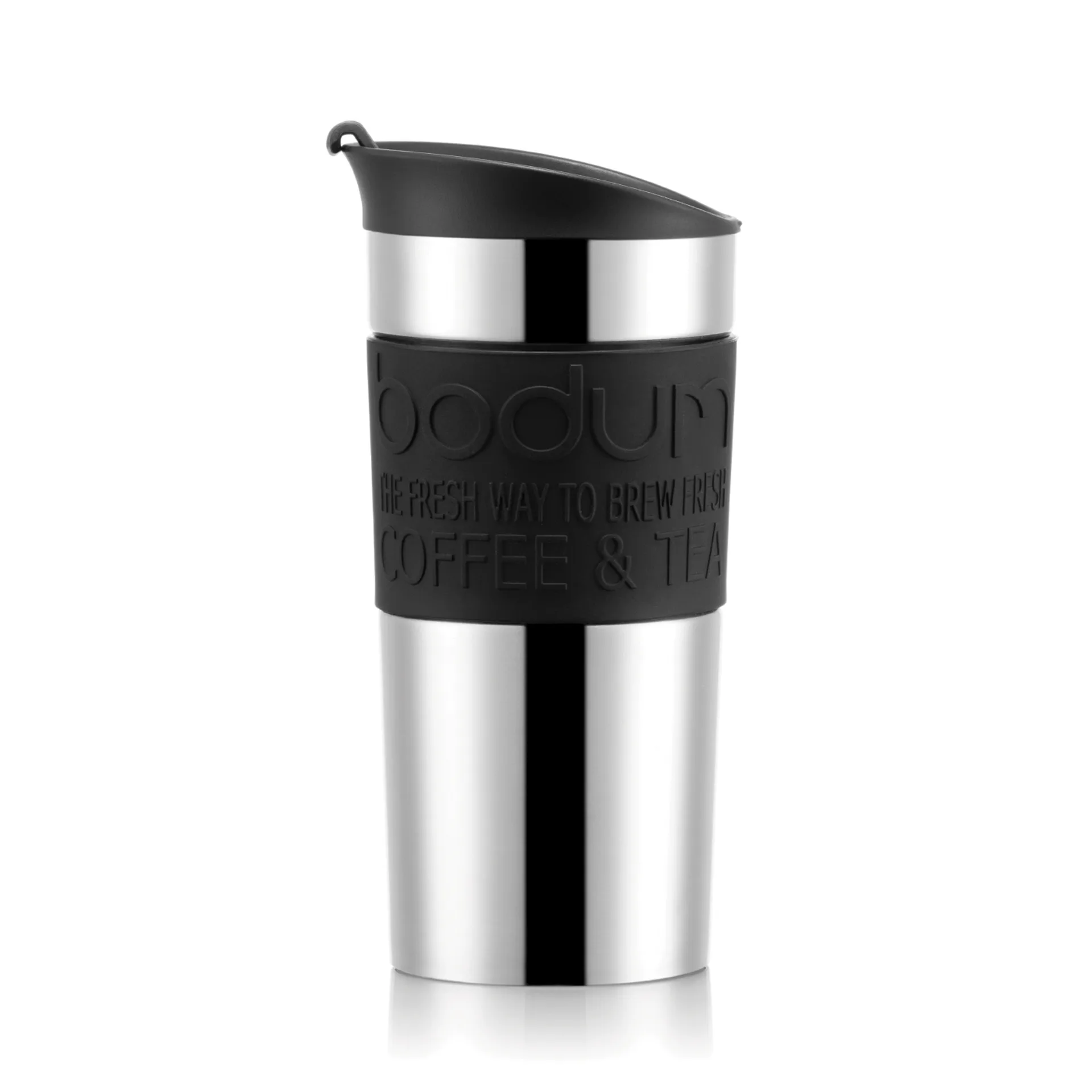 Bodum travel mug 35 cl stainless steel, Black Bodum