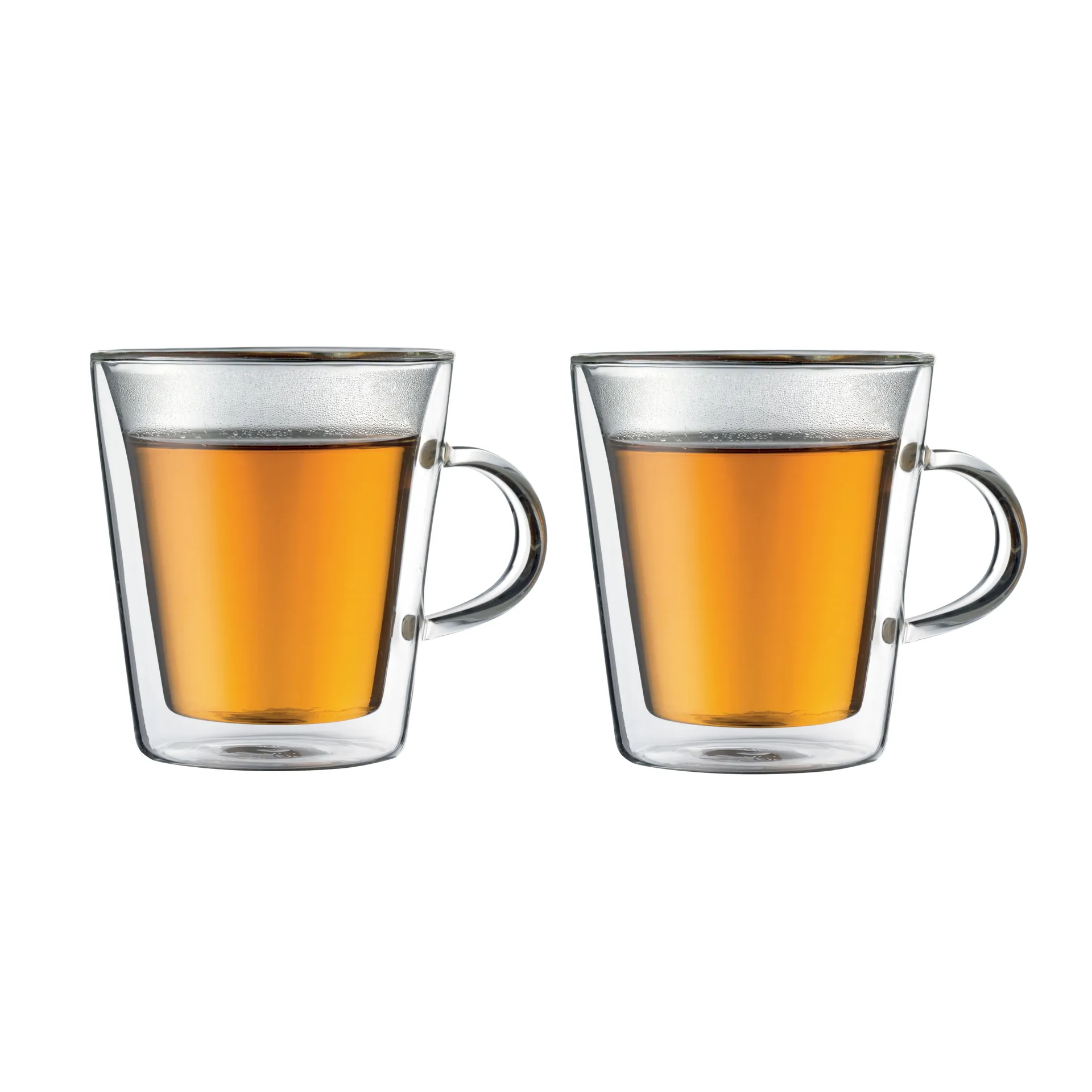 Canteen double wall glass with handle 2-pack, 0.2 l Bodum