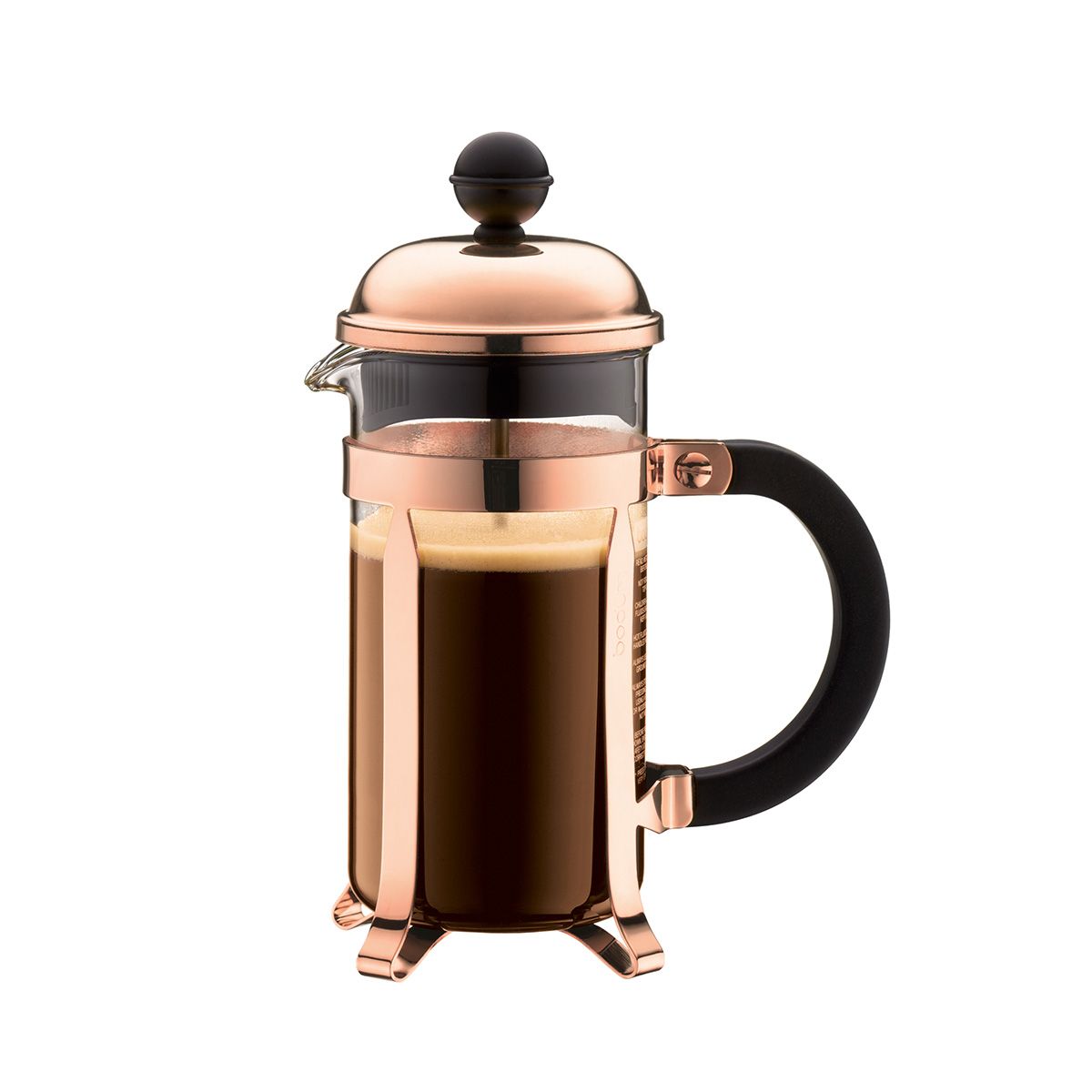 Bodum Chambord Coffee Maker 3 cups 35 cl | Scandinavian Design | Gold-coloured