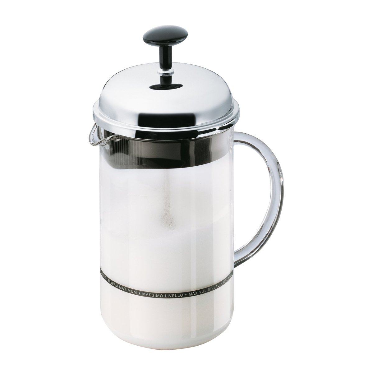 Bodum Chambord milk frother large | Scandinavian Design | Silver-coloured