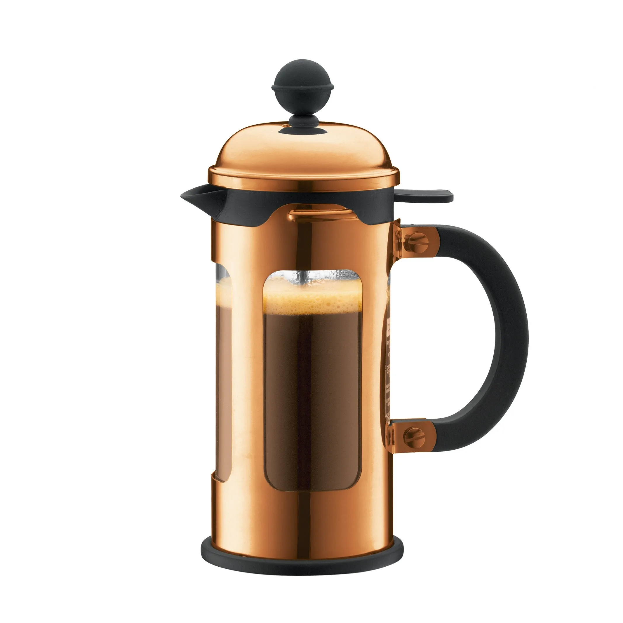 Chambord modern coffee press copper 
