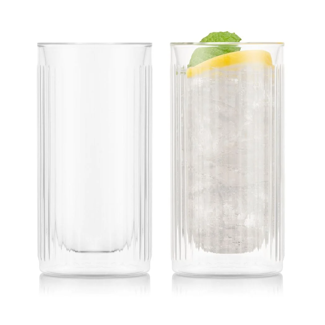 Bodum Douro Bar double walled gin glass 30 cl 2-pack Clear