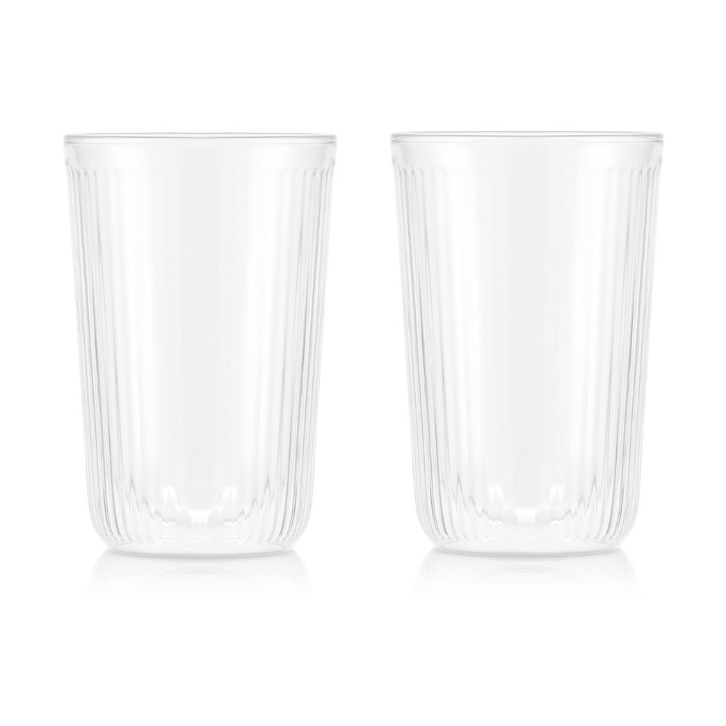 Bodum Douro double walled glass 25 cl 2-pack Clear | Scandinavian Design | Drinking glasses & tumblers | Transparent