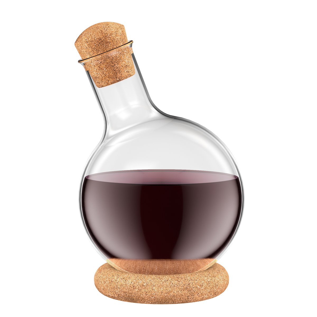 Bodum Melior carafe cork 1 l | Scandinavian Design | Water jugs and carafes | Brown