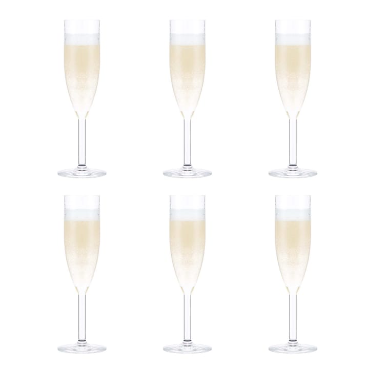 Oktett champagne glass 6-pack - 12 cl - Bodum