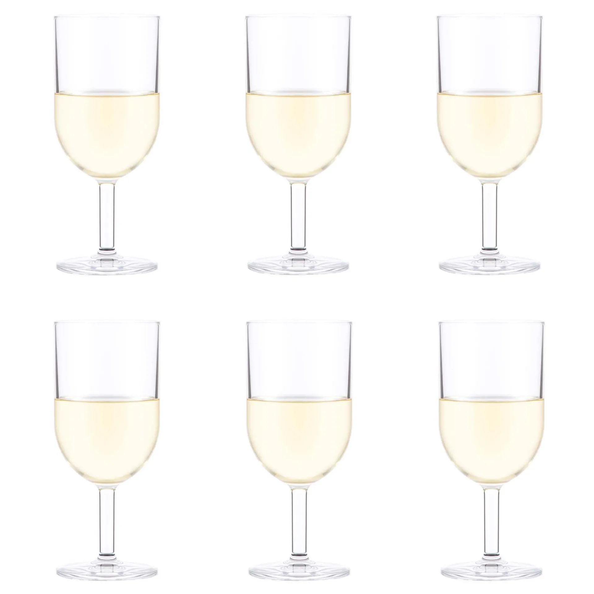 Oktett white wine glass 6-pack, 23 cl Bodum