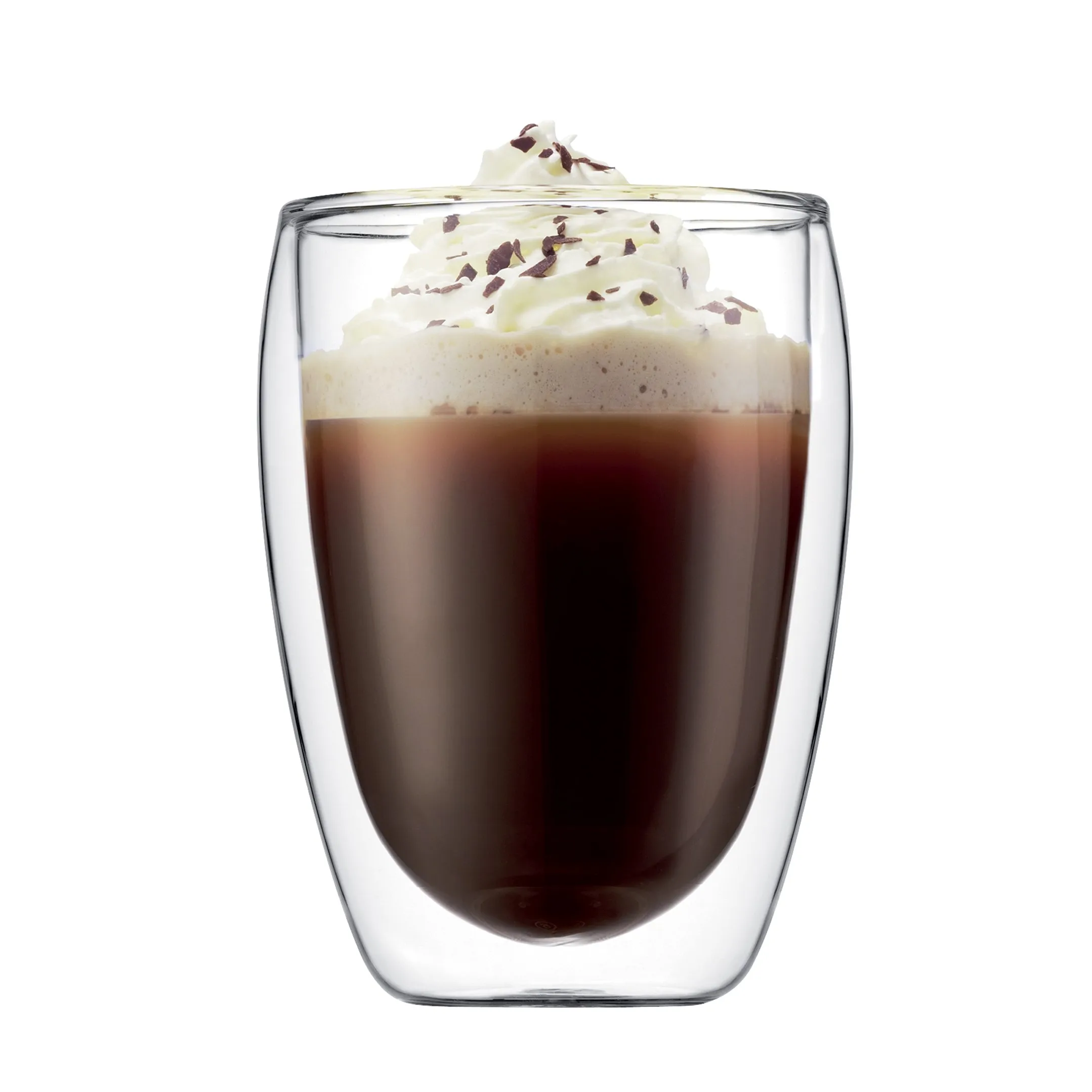 Pavina Double Wall Insulated Glass Mugs - Thumbnail 2