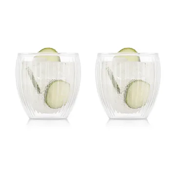 Pavina double walled glass 20 cl 2-pack - Clear - Bodum