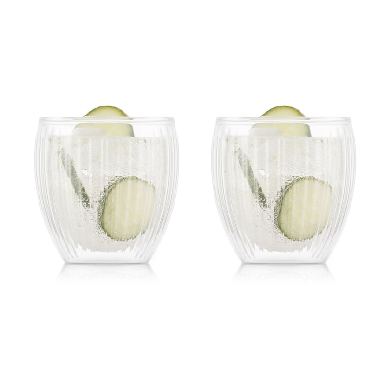 Bodum Pavina double walled glass 20 cl 2-pack Clear