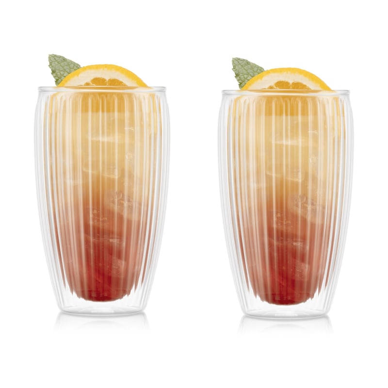 Bodum Pavina double walled glass 45 cl 2-pack Clear