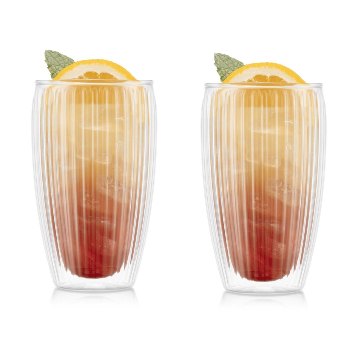 Bodum Pavina double walled glass 45 cl 2-pack Clear