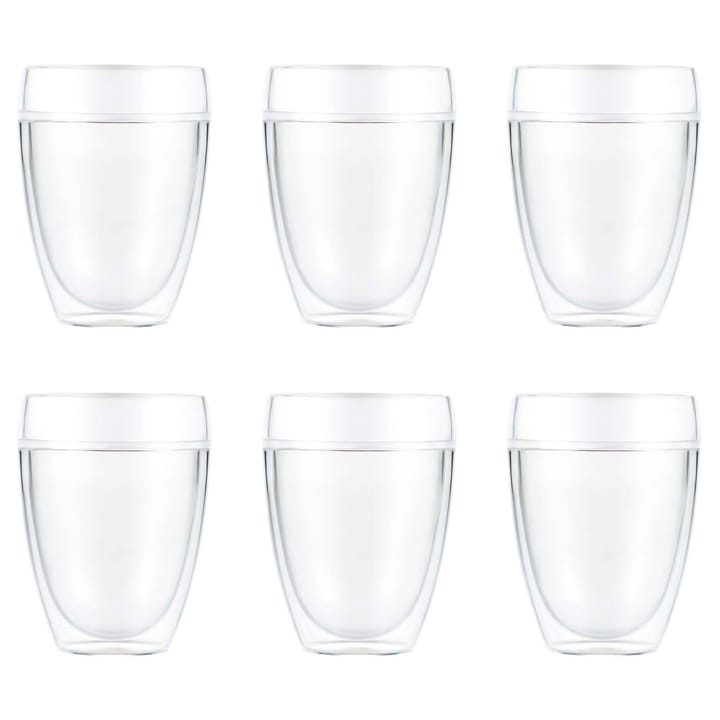 Pavina Outdoor double-walled plastic glass 6-pack - 35 cl - Bodum