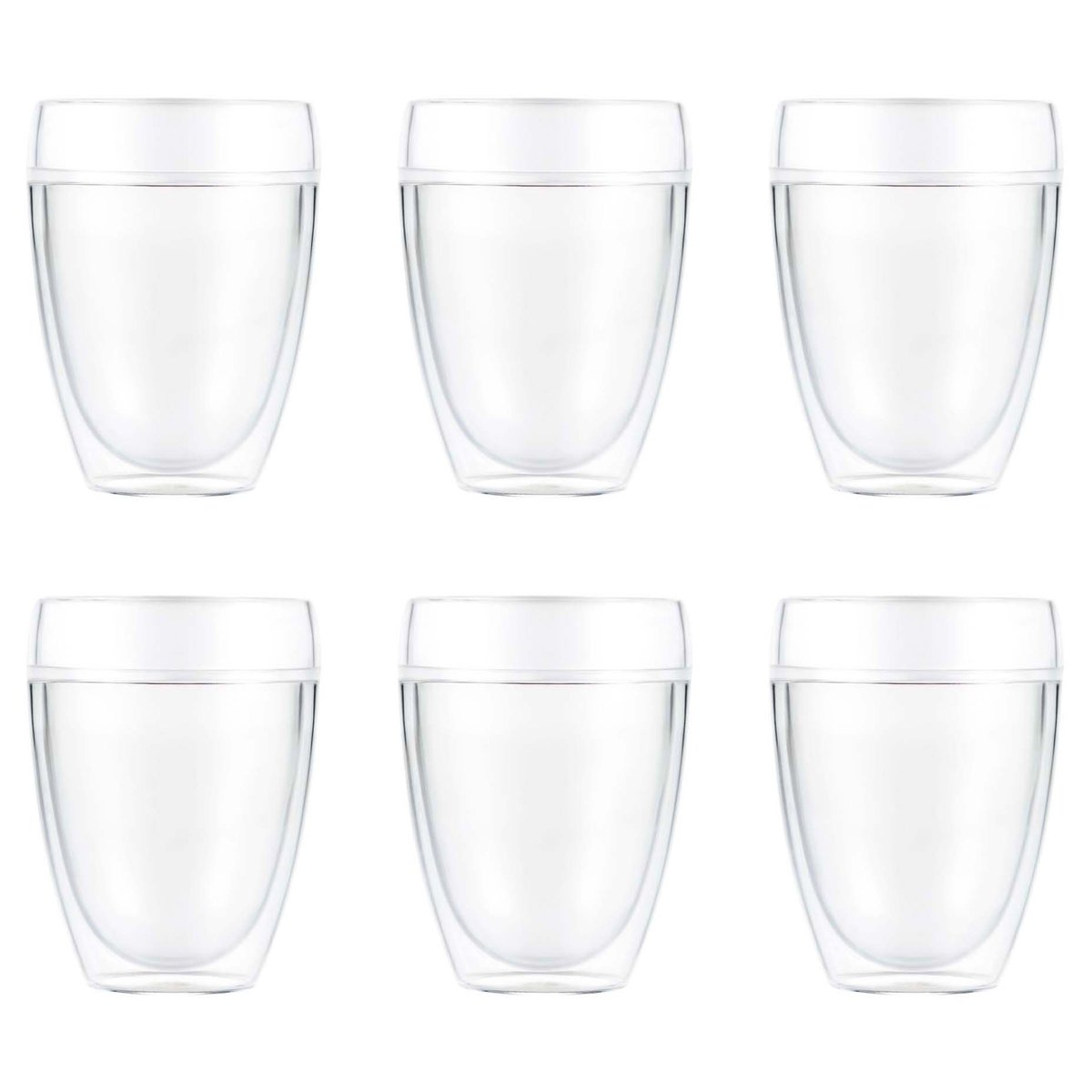 Bodum Pavina Outdoor double-walled plastic glass 6-pack 35 cl