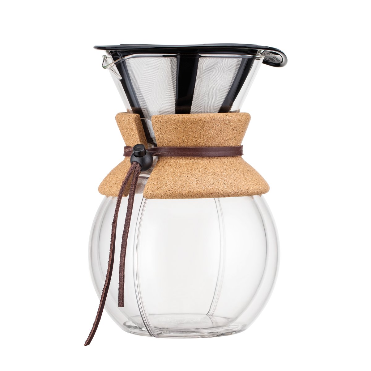 Bodum Pour Over coffee maker 1 l cork | Scandinavian Design | Brown