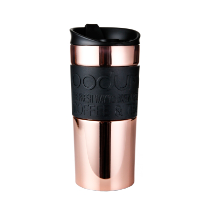 Bodum Travel mug 35 cl Kobber metal | Scandinavian Design | Thermal flasks & travel mugs | Gold-coloured