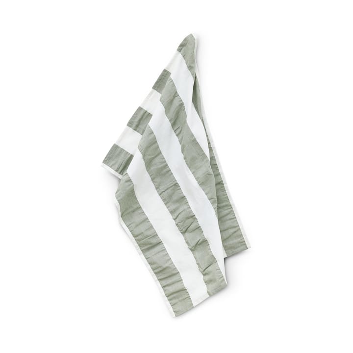 Alina Kitchen Towel 50x70 cm - Green-white - Boel & Jan