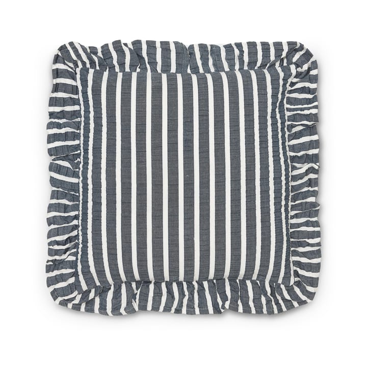 Alina Pillowcase 45x45 cm - Blue-white - Boel & Jan