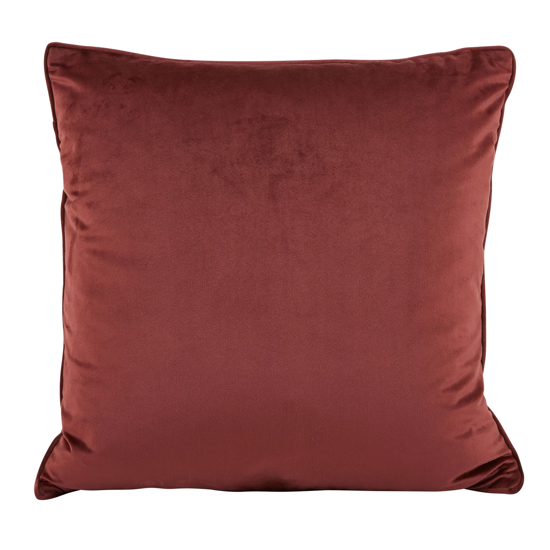 Anna cushion cover velvet, rust red Boel & Jan