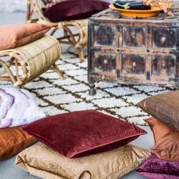 Anna cushion cover velvet - rust red - Boel & Jan